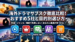 海外ドラマ サブスク 比較
