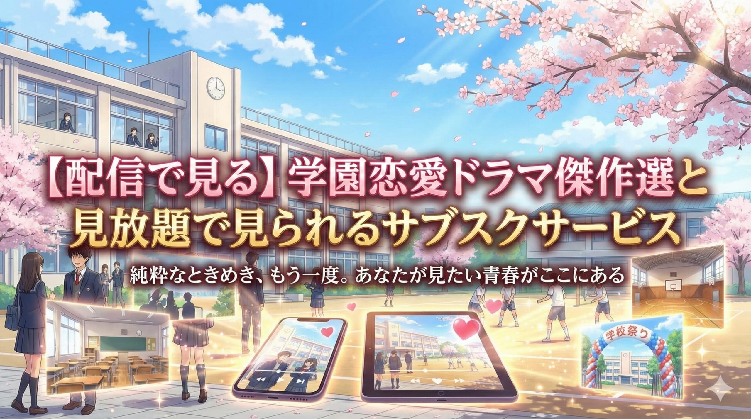 学園ドラマ 恋愛 配信