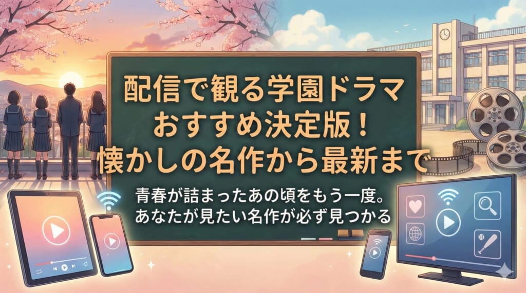 学園ドラマ 配信