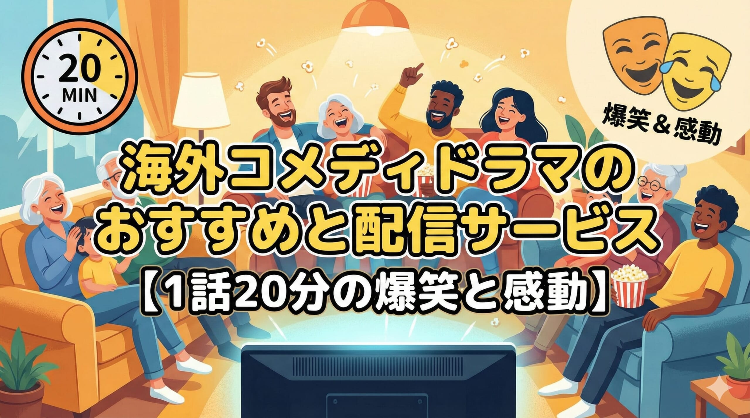 海外ドラマ コメディ 配信 おすすめ