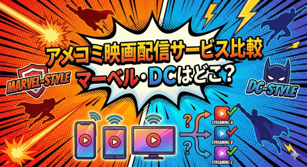 アメコミ映画 配信 比較