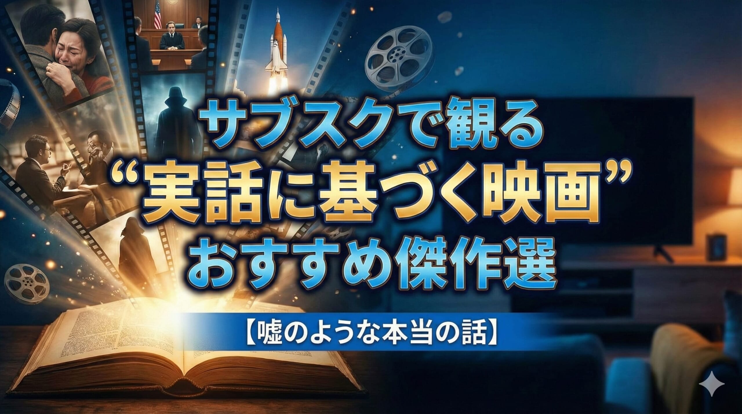 実話に基づく映画 サブスク