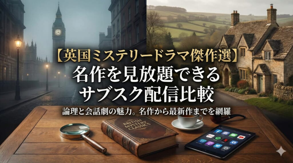 英国ミステリー ドラマ 配信
