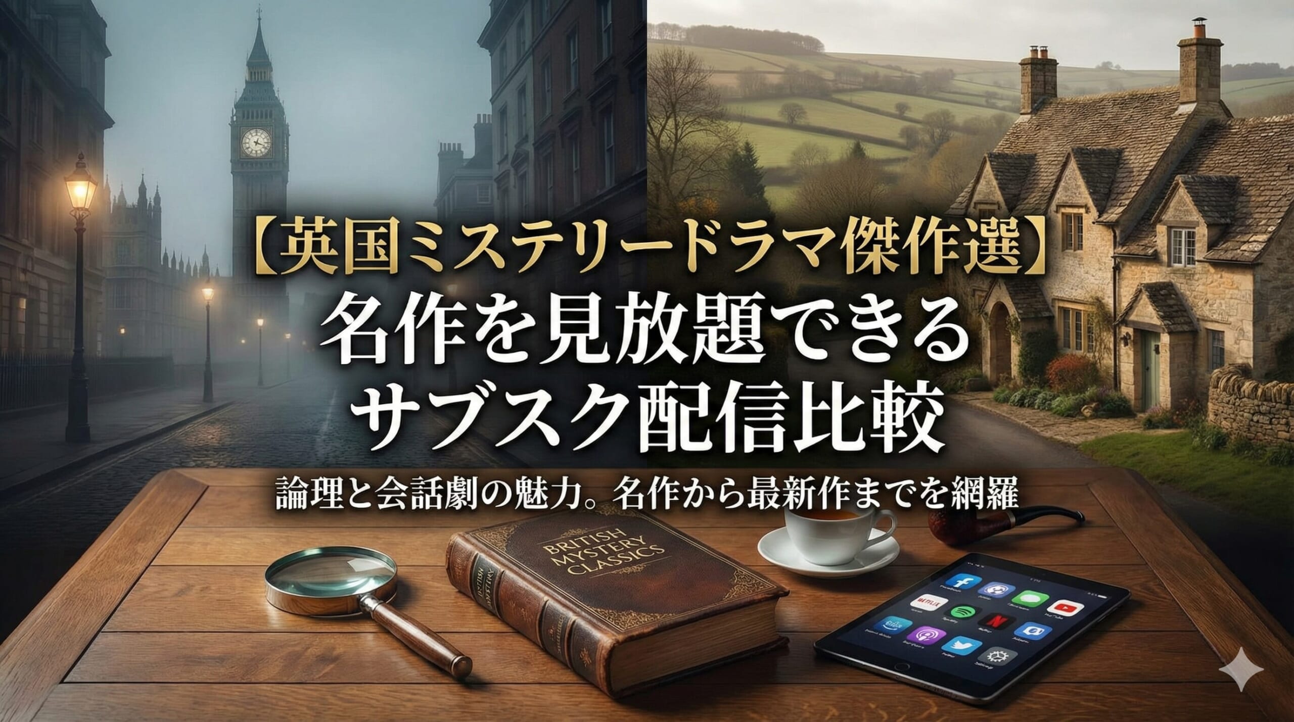 英国ミステリー ドラマ 配信