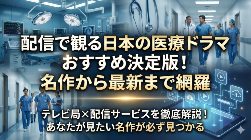 医療ドラマ 日本 配信