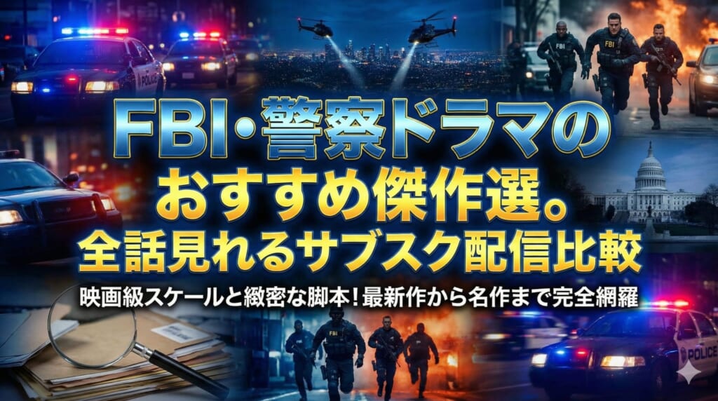 FBI 警察 ドラマ 配信