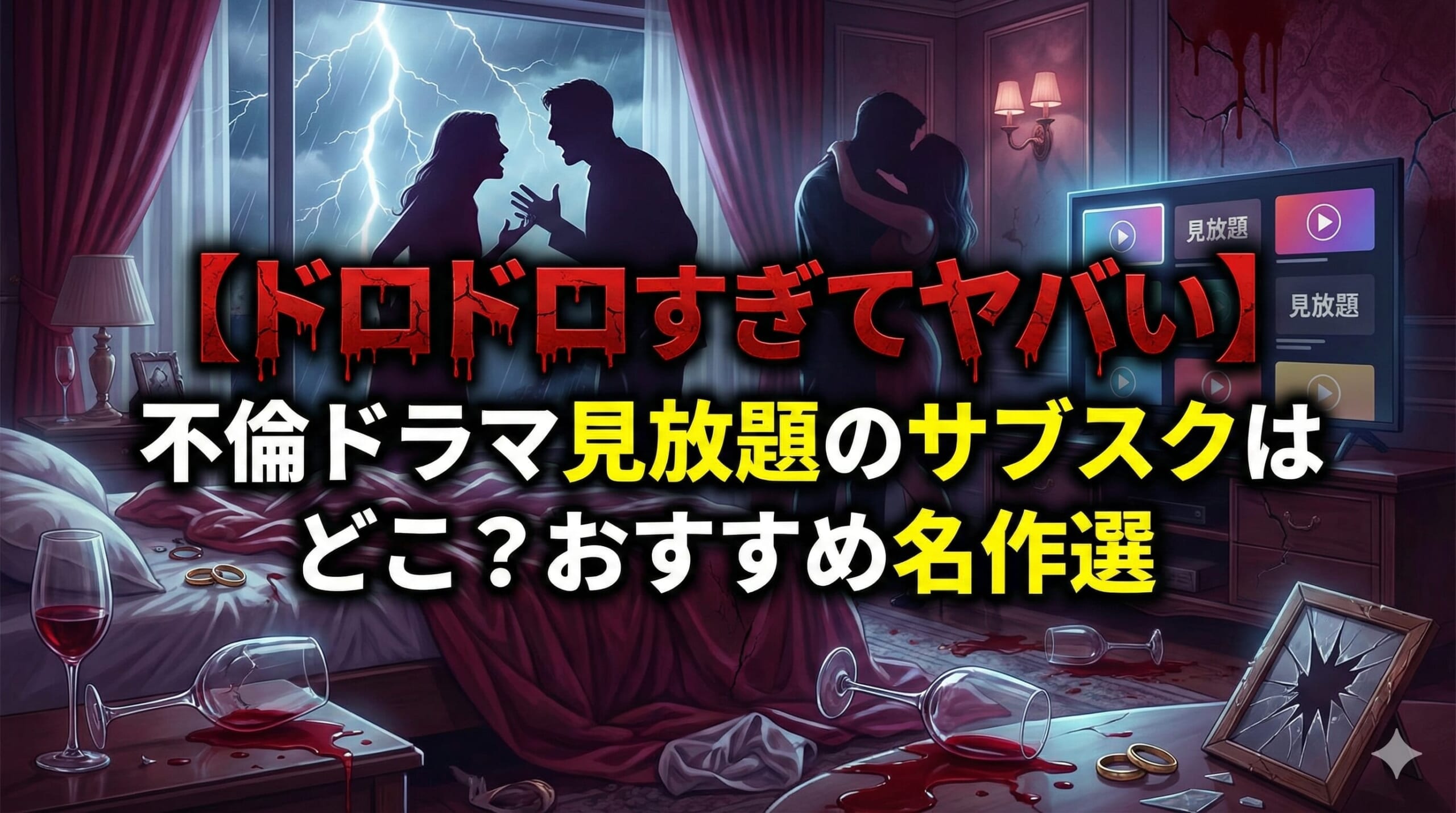 不倫ドラマ 配信