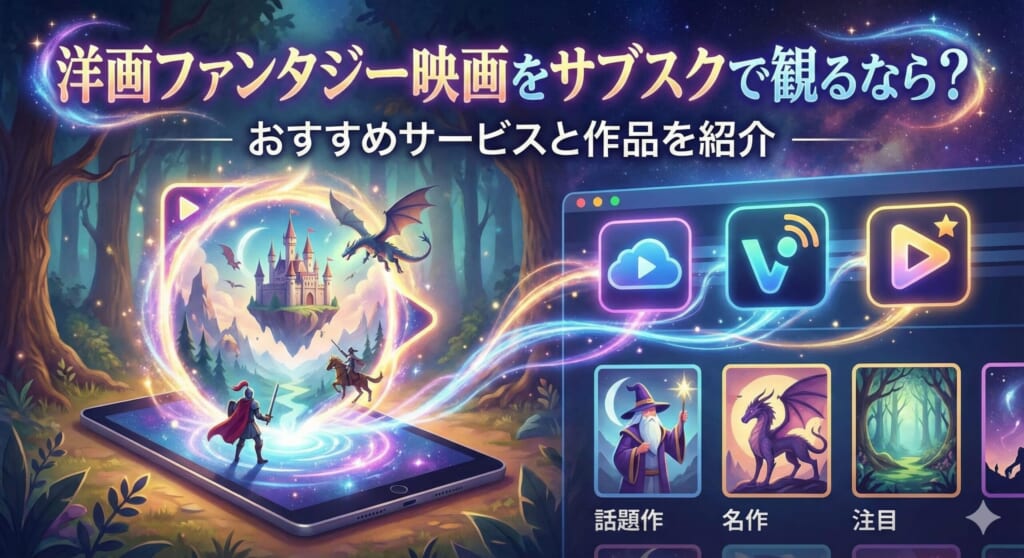 ファンタジー映画 洋画 サブスク