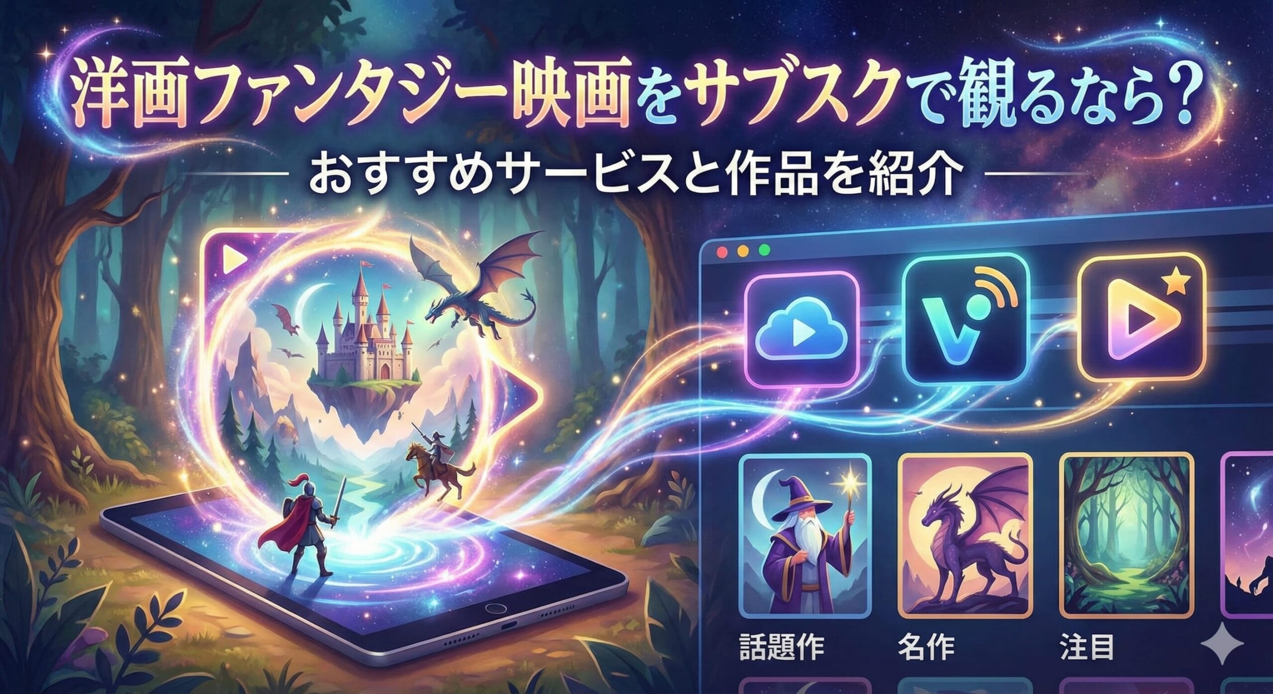 ファンタジー映画 洋画 サブスク